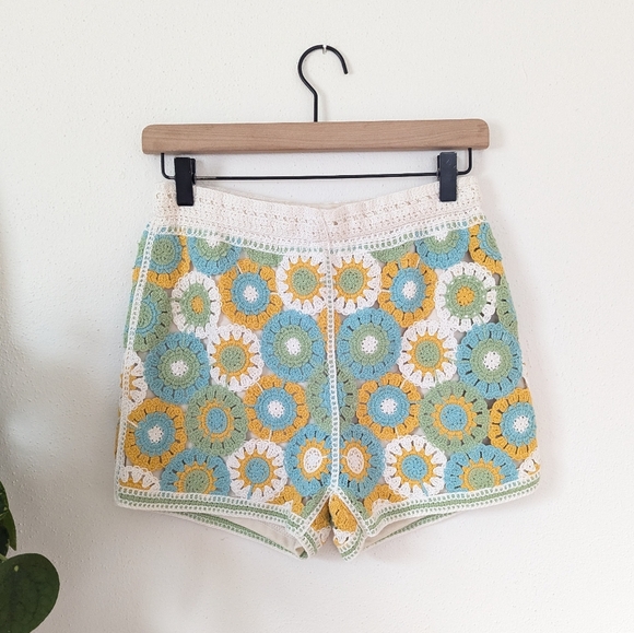 Opullence Pants - OPULLENCE | Crochet Knit Shorts | Bohemian | Beach